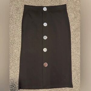 Zara Skirt with Silver Buttons
